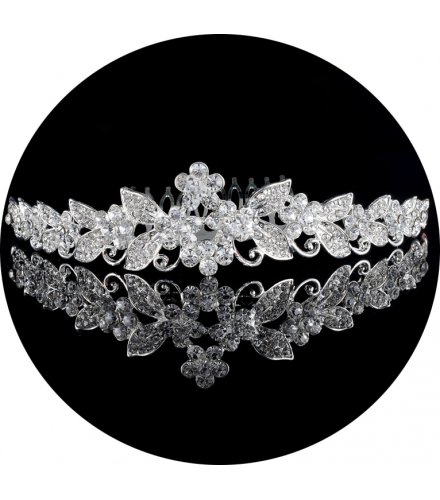 PS064 - Exquisite Bridal Crystal Headband Tiara Crown